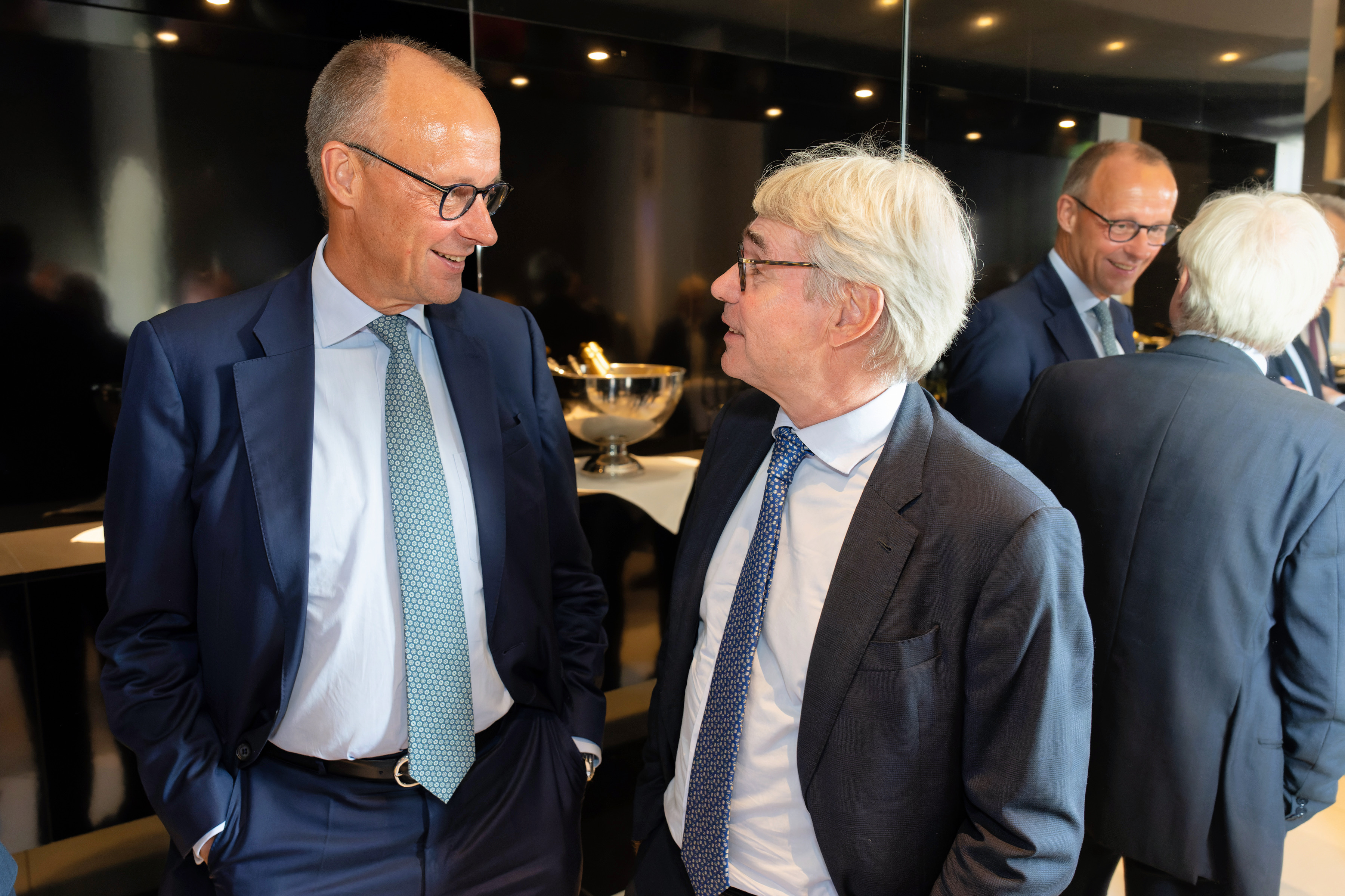 Wolfgang Detemple Friedrich Merz MdB und Carl Julius Cronenberg MdB